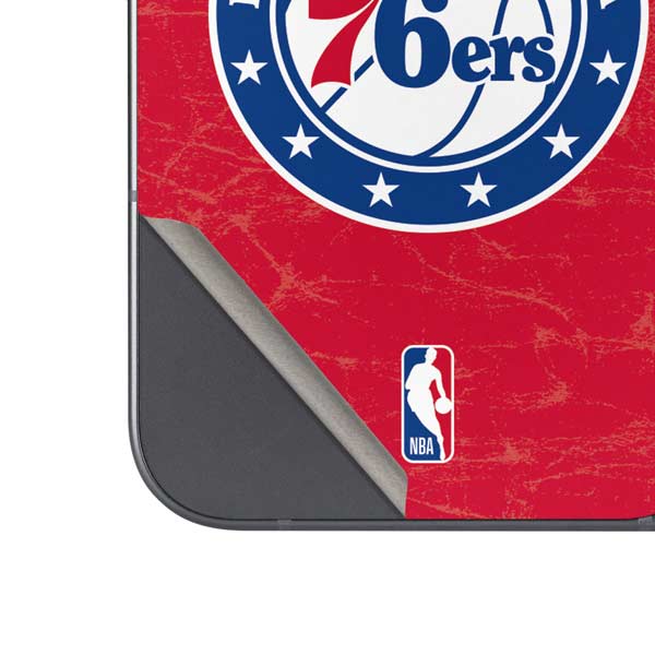 NBA Philadelphia 76ers Distressed Google Pixel 9 Pro Fold Skin