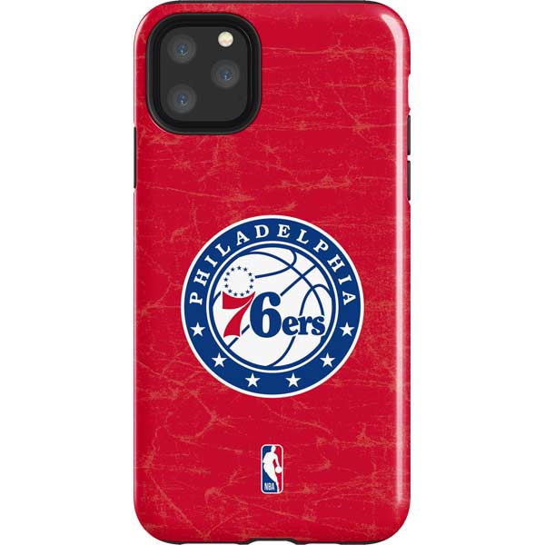 NBA Philadelphia 76ers Distressed iPhone Cases
