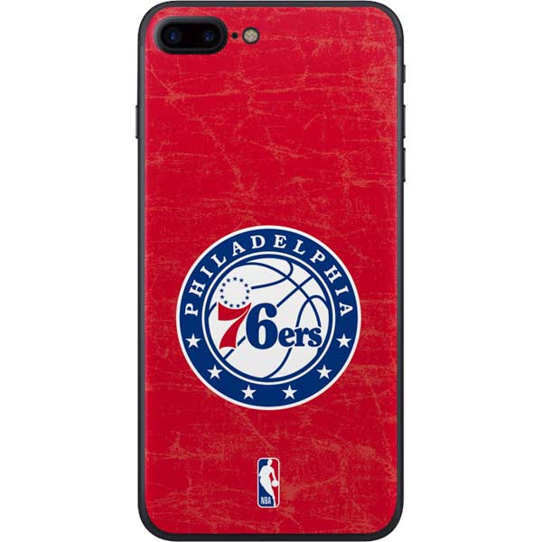 NBA Philadelphia 76ers Distressed iPhone 8 Plus Skin