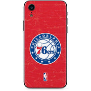 NBA Philadelphia 76ers Distressed iPhone XR Skin