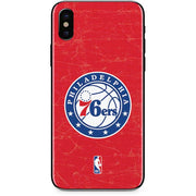 NBA Philadelphia 76ers Distressed iPhone XS Max Skin
