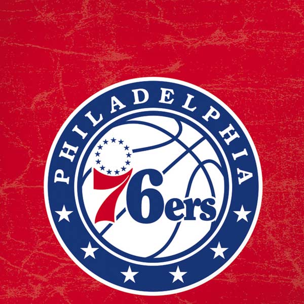 NBA Philadelphia 76ers Distressed iPhone XS Skin