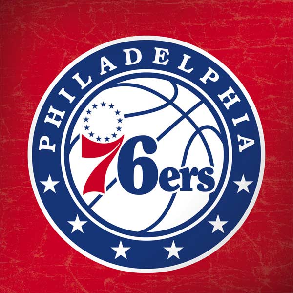 NBA Philadelphia 76ers Distressed MacBook Skins