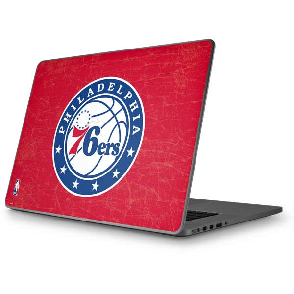 NBA Philadelphia 76ers Distressed Apple MacBook Pro 17-inch Skin