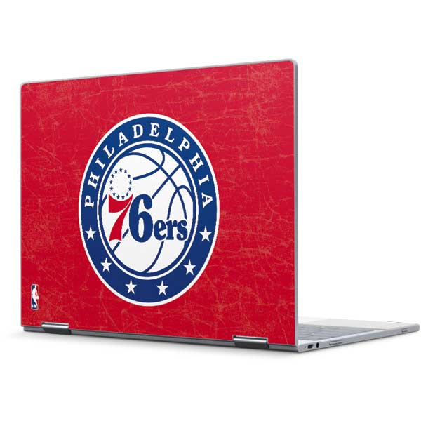 NBA Philadelphia 76ers Distressed Pixelbook Skin