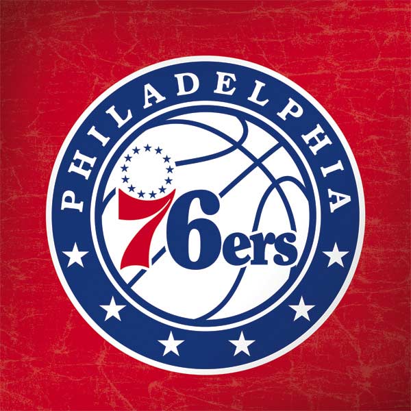 NBA Philadelphia 76ers Distressed Surface Book 2 15in Skin