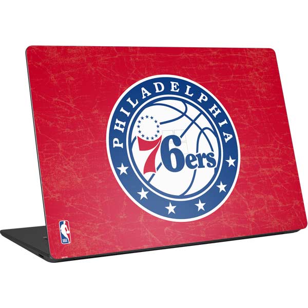 NBA Philadelphia 76ers Distressed Surface Laptop 4 15in Skin