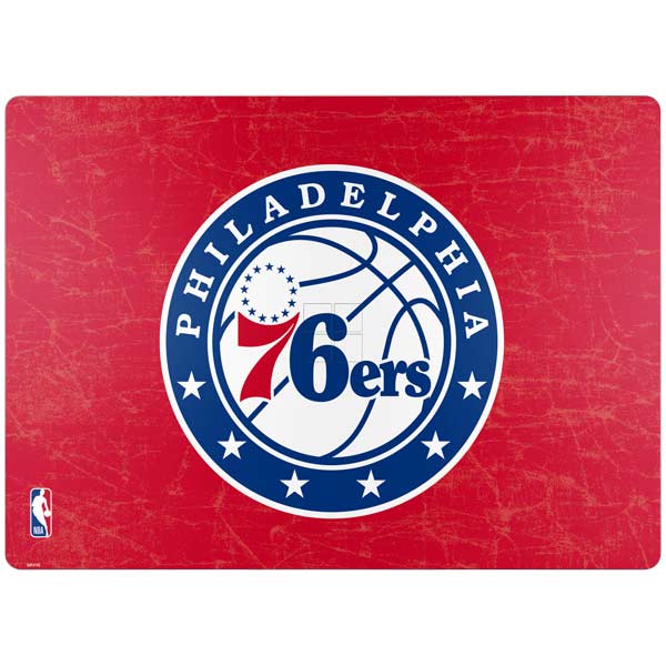 NBA Philadelphia 76ers Distressed Surface Laptop 4 15in Skin