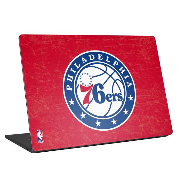 NBA Philadelphia 76ers Distressed Laptop Skins