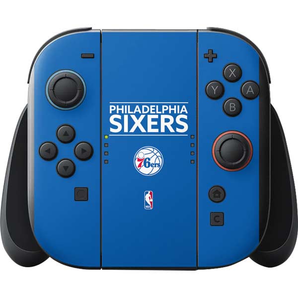 NBA Philadelphia 76ers Standard - Blue Nintendo Switch 2 (2025) with Joy-Con Skin
