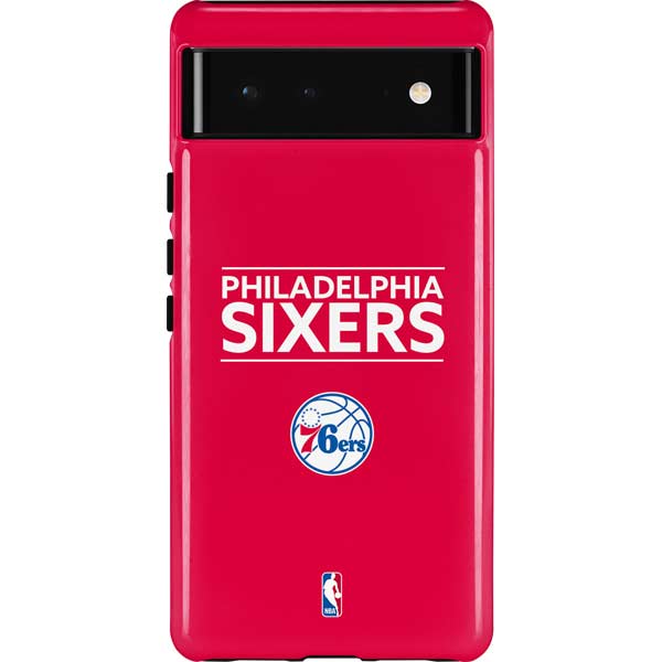 NBA Philadelphia 76ers Standard - Red Pixel Cases