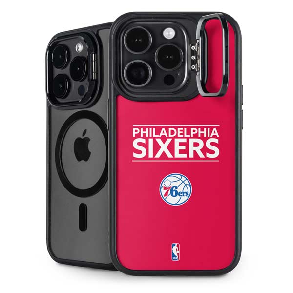 NBA Philadelphia 76ers Standard - Red iPhone 14 Pro Max Kickstand Case