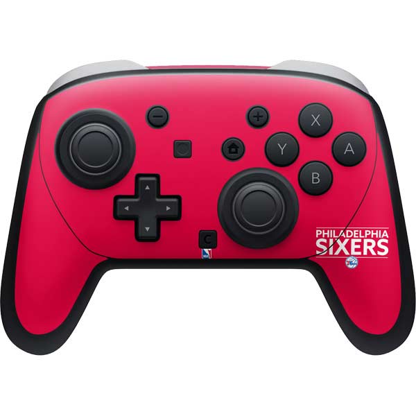 NBA Philadelphia 76ers Standard - Red Nintendo Switch 2 (2025) Pro Controller Skin