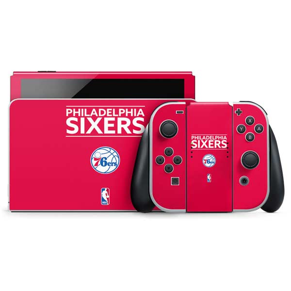 NBA Philadelphia 76ers Standard - Red Nintendo Skins