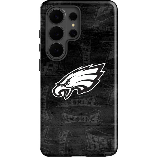NFL Philadelphia Eagles Black & White Galaxy S26 Ultra Impact Case