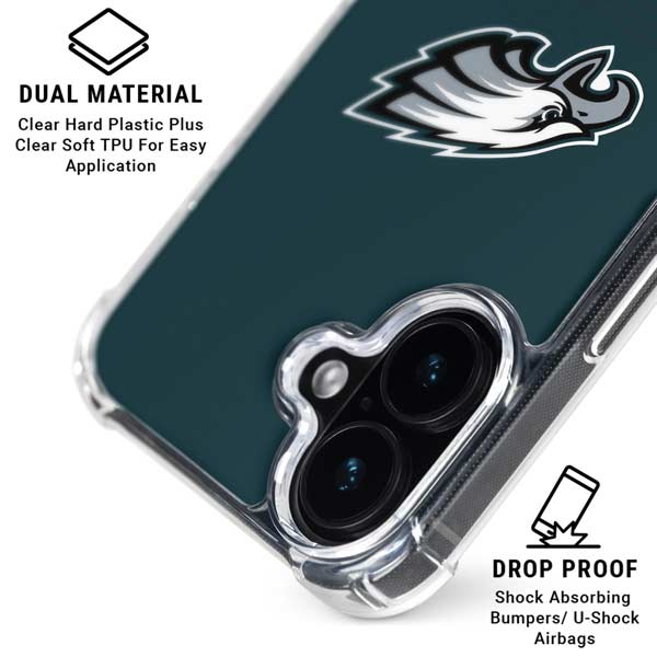 NFL Philadelphia Eagles Breakaway iPhone 17 Clear Case