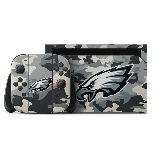 NFL Philadelphia Eagles Camo Nintendo Switch 2 (2025) with Joy-Con Skin