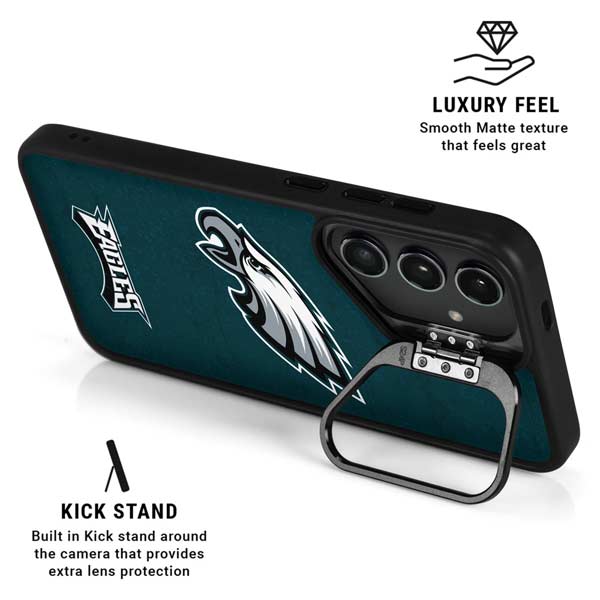 NFL Philadelphia Eagles Distressed Galaxy S26 Ultra Kickstand Case