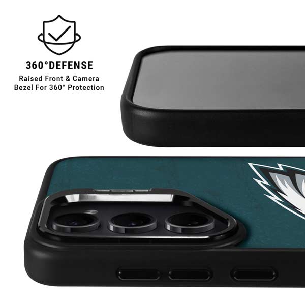 NFL Philadelphia Eagles Distressed Galaxy S26 Ultra Kickstand Case