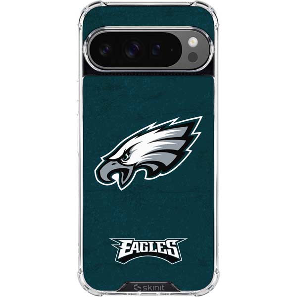 NFL Philadelphia Eagles Distressed Google Pixel 10 Pro XL Clear Case