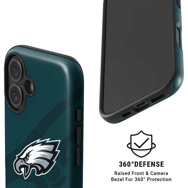 NFL Philadelphia Eagles Double Vision iPhone 16 Magsafe Impact Case