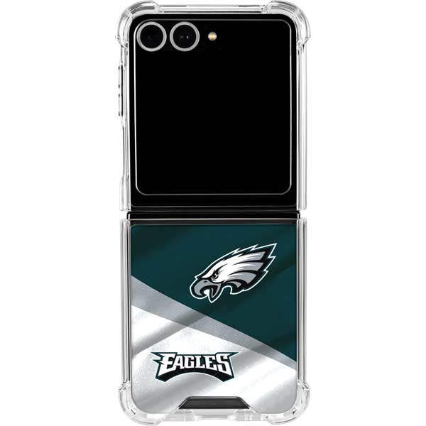 NFL Philadelphia Eagles Galaxy Z Flip7 Clear Case
