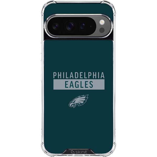 NFL Philadelphia Eagles Green Performance Series Google Pixel 10 Pro XL Clear Case