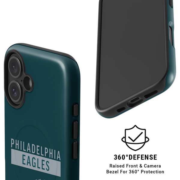 NFL Philadelphia Eagles Green Performance Series iPhone 16 Magsafe Impact Case