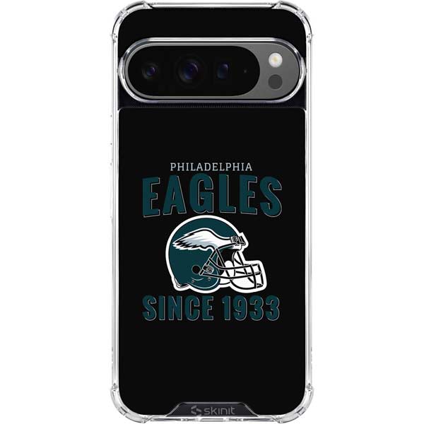 NFL Philadelphia Eagles Helmet Google Pixel 10 Pro XL Clear Case