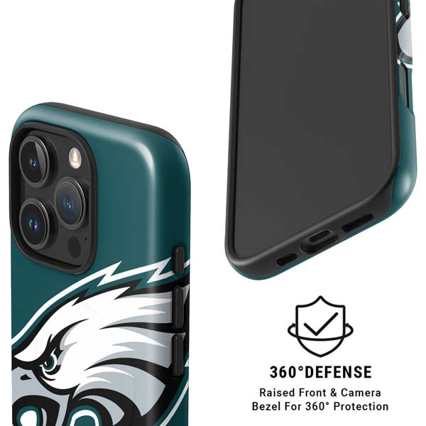 NFL Philadelphia Eagles Large Logo iPhone 16 Pro Magsafe Impact Case