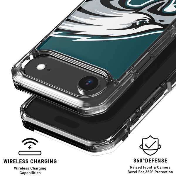 NFL Philadelphia Eagles Large Logo iPhone 17 Air Clear Case