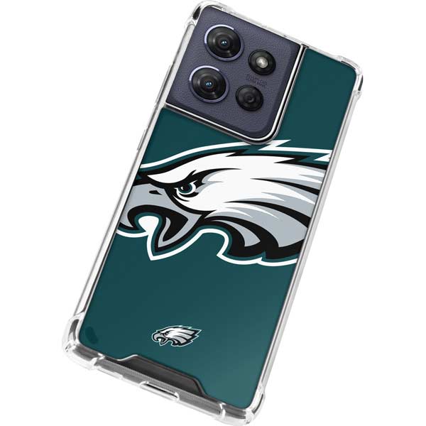 NFL Philadelphia Eagles Large Logo Moto G Play 5G (2025) Clear Case