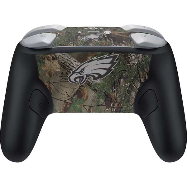 NFL Philadelphia Eagles Realtree Xtra Green Camo Nintendo Switch 2 (2025) Pro Controller Skin
