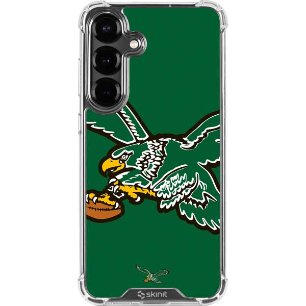 NFL Philadelphia Eagles Retro Logo Galaxy S26 Clear Case