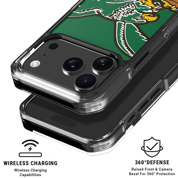 NFL Philadelphia Eagles Retro Logo iPhone 17 Pro Clear Case