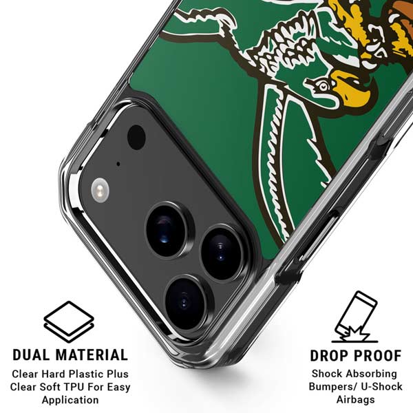 NFL Philadelphia Eagles Retro Logo iPhone 17 Pro Clear Case