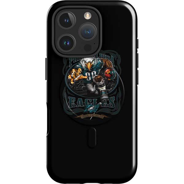 Liquid Blue NFL Philadelphia Eagles Running Back iPhone 16 Pro Magsafe Impact Case