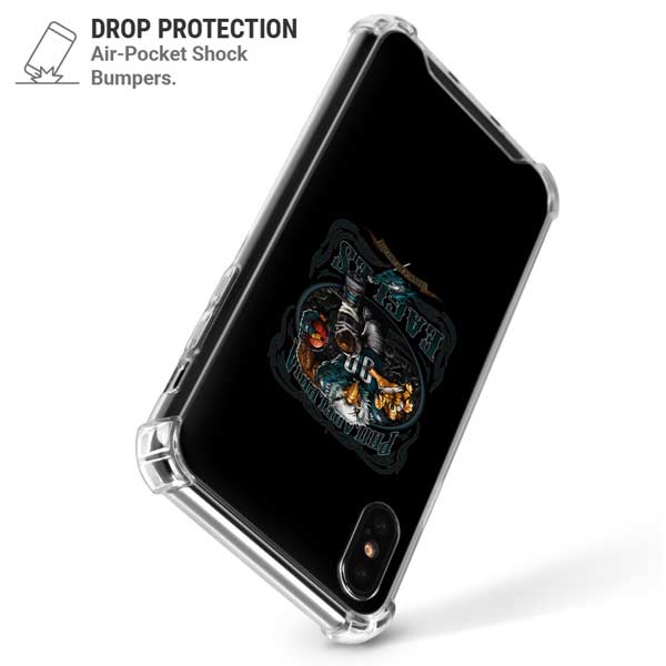Liquid Blue NFL Philadelphia Eagles Running Back iPhone X/XS Clear Case
