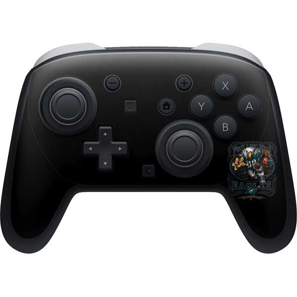 Liquid Blue NFL Philadelphia Eagles Running Back Nintendo Switch 2 (2025) Pro Controller Skin