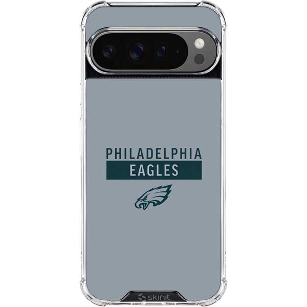 NFL Philadelphia Eagles Silver Performance Series Google Pixel 10 Pro XL Clear Case
