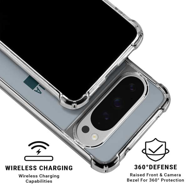 NFL Philadelphia Eagles Silver Performance Series Google Pixel 10 Pro XL Clear Case
