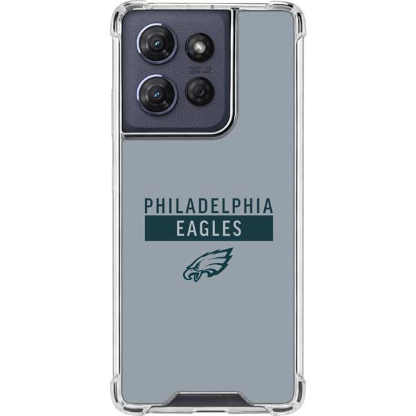 NFL Philadelphia Eagles Silver Performance Series Moto G Power 5G (2025) Clear Case