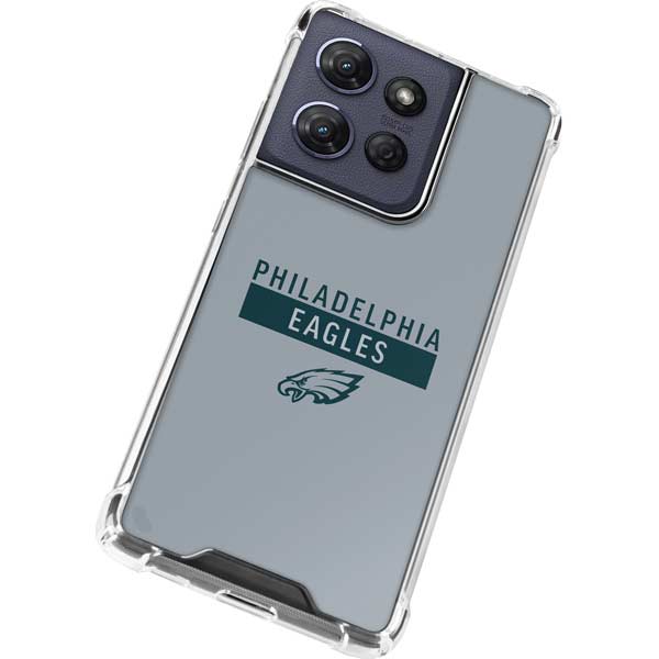 NFL Philadelphia Eagles Silver Performance Series Moto G Power 5G (2025) Clear Case