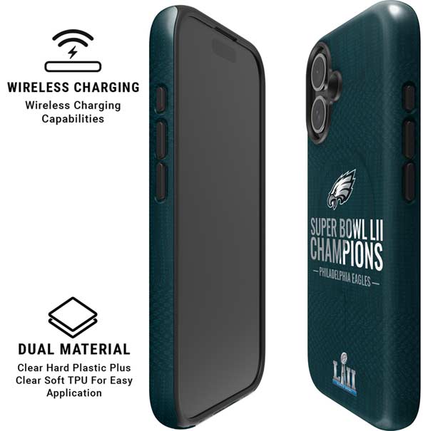 NFL Philadelphia Eagles Super Bowl LII Champions iPhone 16 Magsafe Impact Case