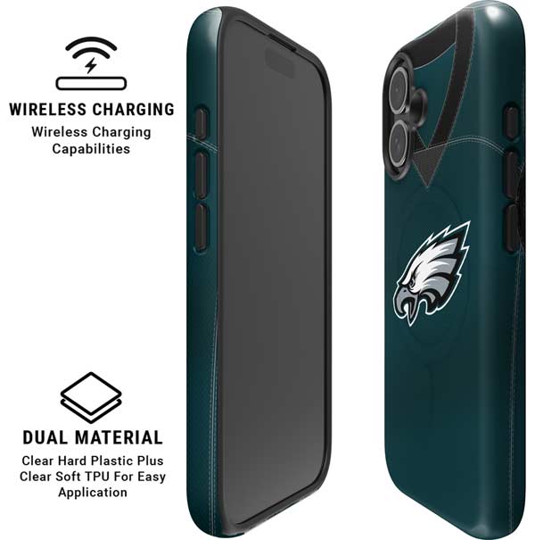 NFL Philadelphia Eagles Team Jersey iPhone 16 Magsafe Impact Case