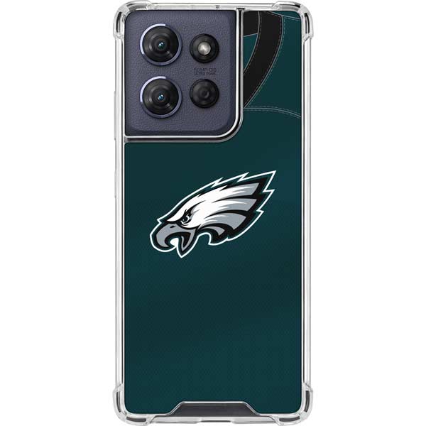 NFL Philadelphia Eagles Team Jersey Moto G Power 5G (2025) Clear Case