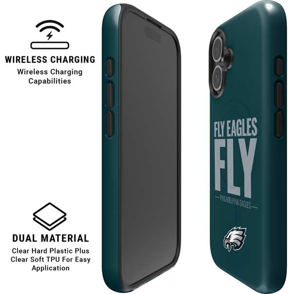 NFL Philadelphia Eagles Team Motto iPhone 16 Magsafe Impact Case