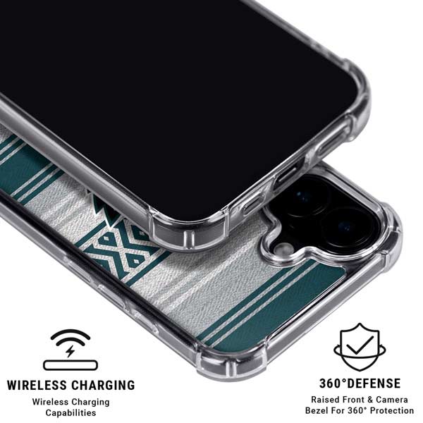 NFL Philadelphia Eagles Trailblazer iPhone 17 Clear Case