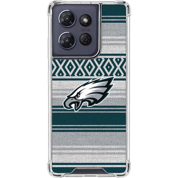 NFL Philadelphia Eagles Trailblazer Moto G 5G (2025) Clear Case