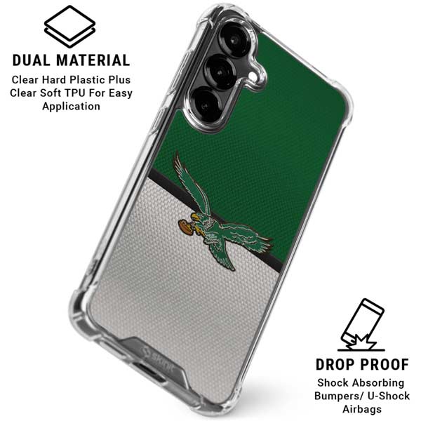 NFL Philadelphia Eagles Vintage Galaxy S26 Plus Clear Case